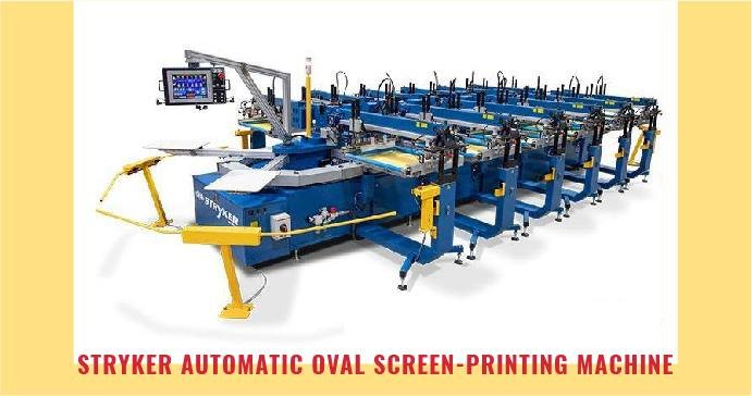 Stryker Automatic Oval Screen-Printing Machine web to print solution