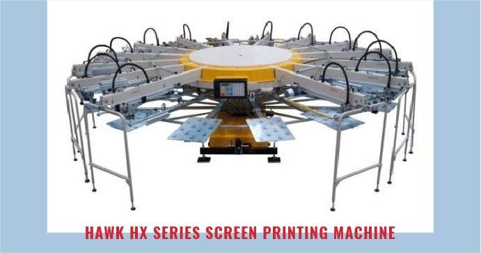 HAWK HX Series Screen Printing Machine web to print 