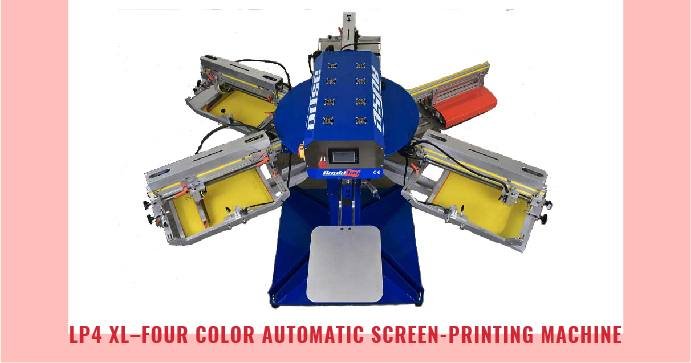 LP4 XL – Four Color Automatic Screen-Printing Machine web to print