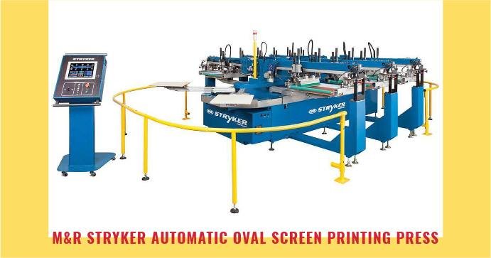 M&R Stryker Automatic Oval Screen Printing Press