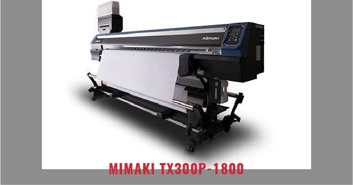 Mimaki TX300P-1800 by web to print software