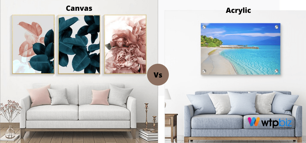 canvas prints vs acrylic prints