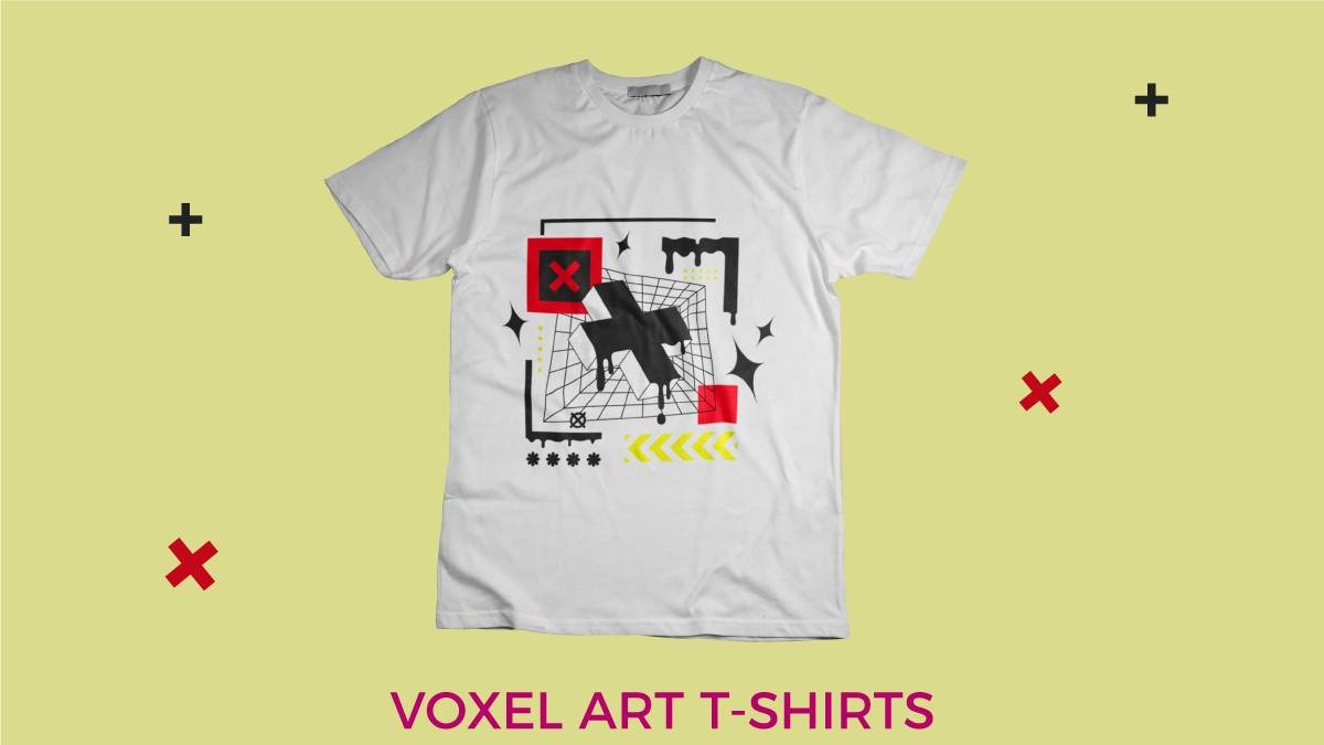 T-shirt Trends 2023 Voxel Art T-shirt web to print