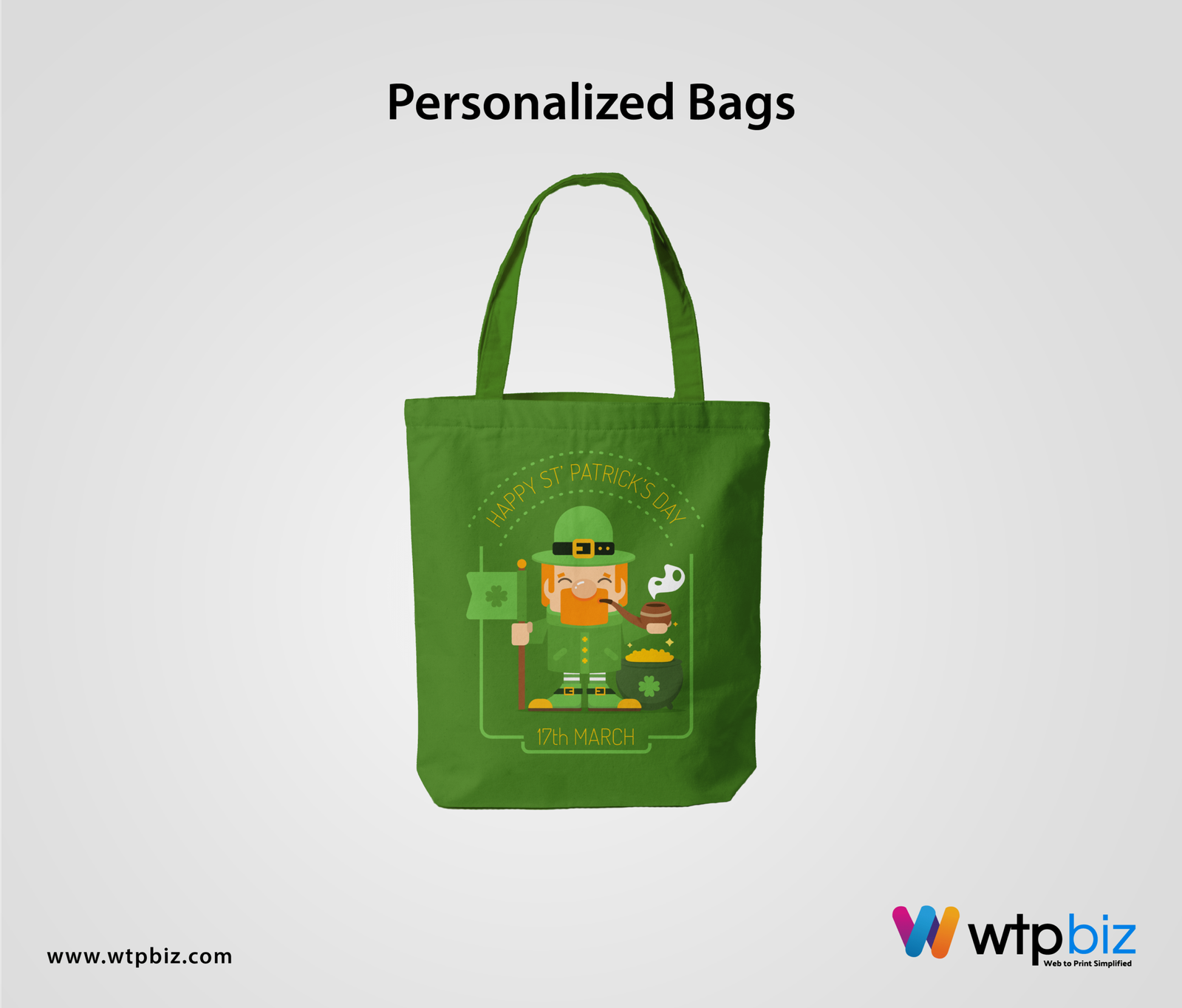 St. Patrick’s Day Personalized Bags