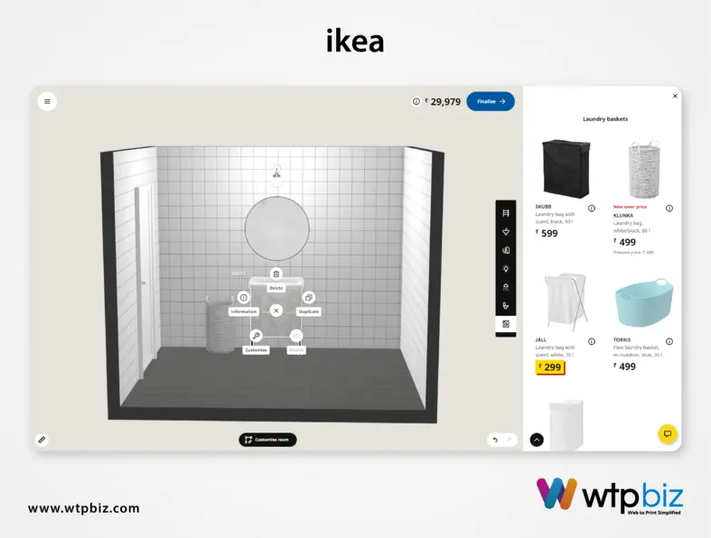 Product Pеrsonalization Softwarе example Ikea